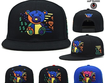 Collage Bear New USC Embroidery Adjustable Snapback Hat Baseball Cap