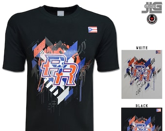 Puerto Rico Short Sleeve T-Shirt PR Tee Graphic Printed NEW