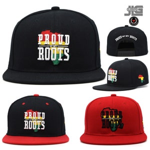 Proud of my Roots-pet Nieuwe USC verstelbare snapback-pet voor volwassenen (BLM-pet)