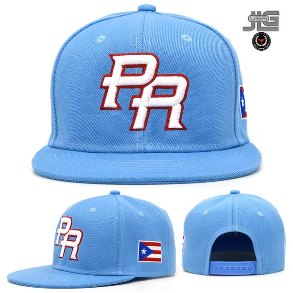 Casquette Dad Hat Unisexe Brodée Puerto Rico - Taille Réglable, Coton, Multicolore, Marque RV, Neuf Avec étiquettes