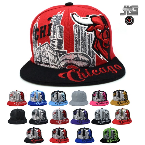 Casquette noire New Hat MJ Premium CHI Bull Leader Chicago Downtown