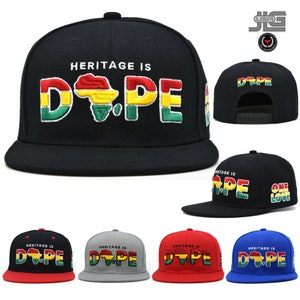 Heritage is Dope New USC One Love Afrika Karte Snapback Hut Baseball Cap