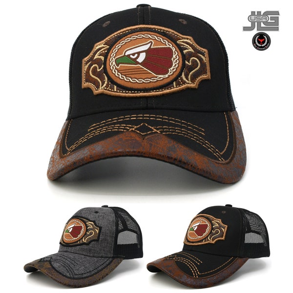 Mexican Western New Mesh Eagle Mexico Aguila Trucker Hat Snapback Baseball Cap