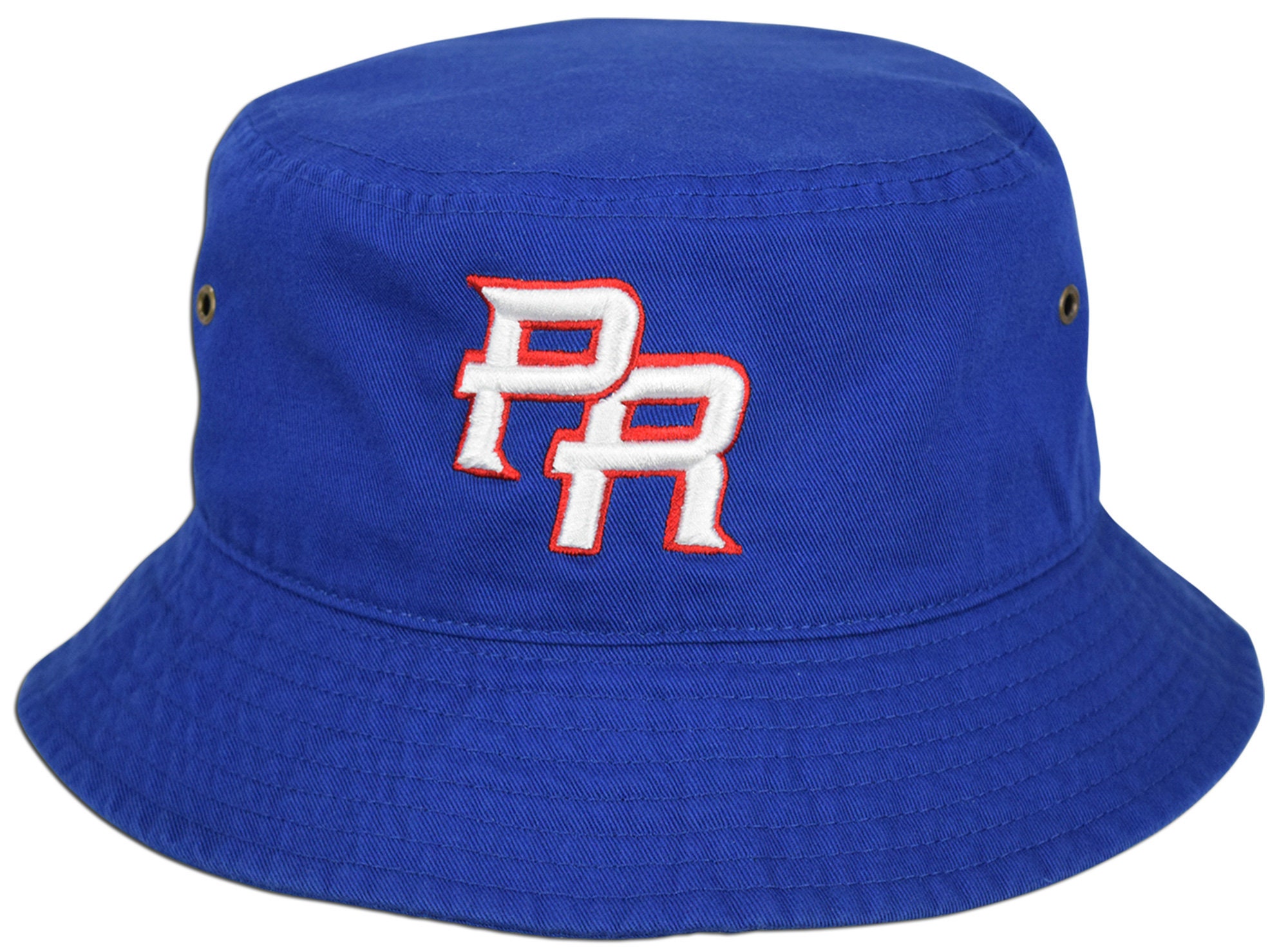 The Bronx Embroidered Bucket Hat, Royal / One Size