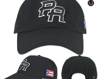 PUERTO RICO 3D PR Embroidery Dad Hat Cotton Style Baseball Cap