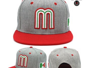 thumbnail image 2 of IACB Mexican Eagle Mesh Back Snapback Hat – Flat Bill Baseball Cap With Mexico State Embroidery 2 of 4