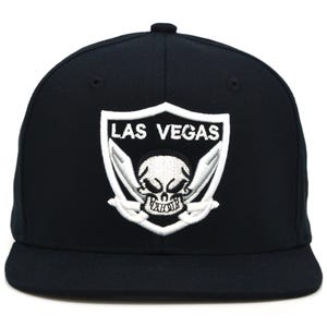 Las Vegas New HL Cross Sword Skull Snapback Hat Flat Bill Adult Baseball Cap