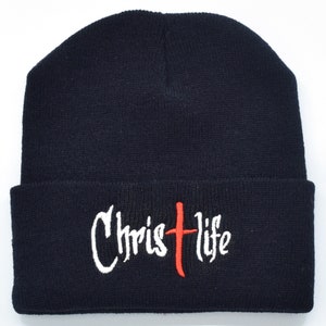 Christ Life Winter hat NEW Beanie Men Women Cuffed  Skull Cap