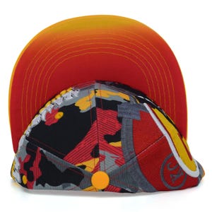 Gorra de fútbol con nombre de grafiti nuevo de Kansas City, casco KC, gorra snapback de camuflaje rojo imagen 7