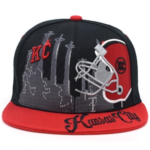 Kansas City Leader Splash KC Football team color Helmet  Snapback Hat baseball Cap New