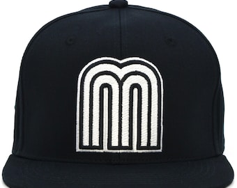 Czapka baseballowa Mexico HL Snapback z haftem 3D M i flagą Meksyku NOWOŚĆ