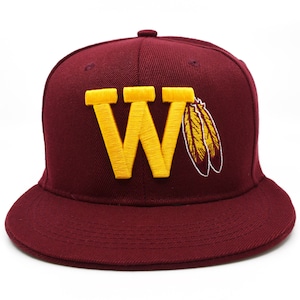 Washington New Leader Classic Football team color W  Snapback Hat Cap