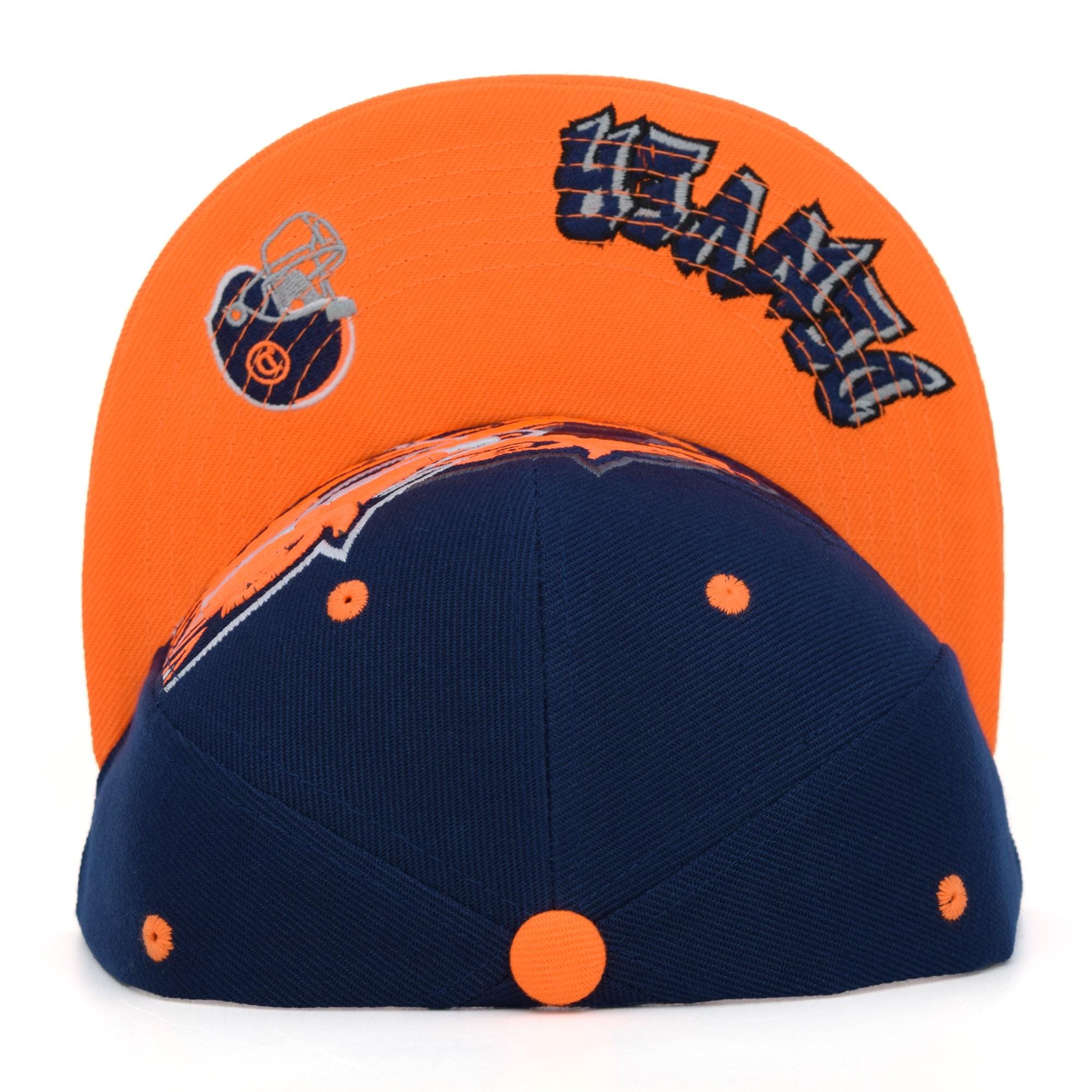 Denver New City Triple DEN Horse Blue Orange Embroidery 