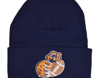 Chicago City Football New Knit Skull Cap Beanie Bear Winter Hat