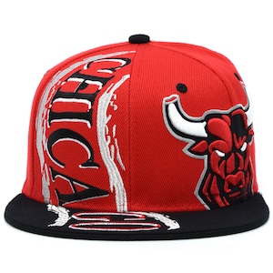 Chicago New Leader Hurricane Angry Bull Head Bullhead Snapback Hat Cap