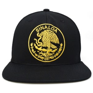 SINALOA Mexicaanse nieuwe snapback-hoed platte bill katoenen mesh achterkant baseball Mexico-pet
