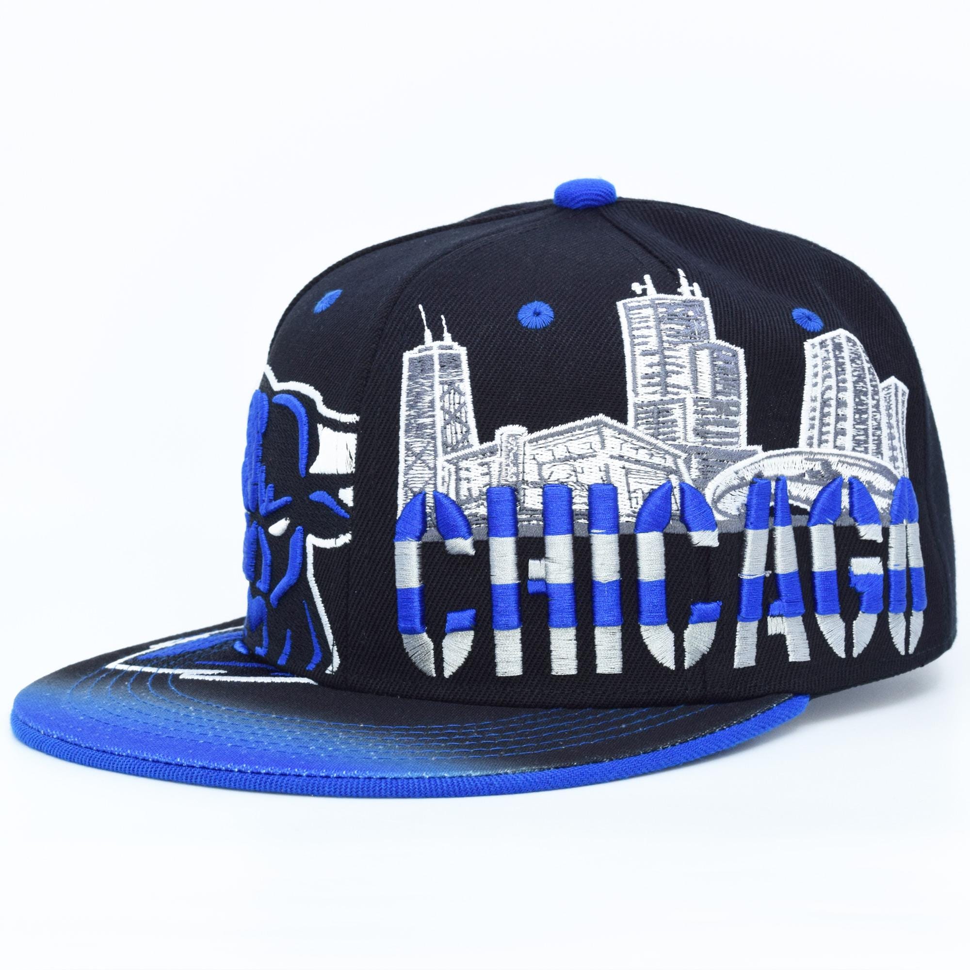 Chicago Rapper Cap Chicago New Greatest Rise Downtown Angrybull Embroidery Snapback Hat ...
