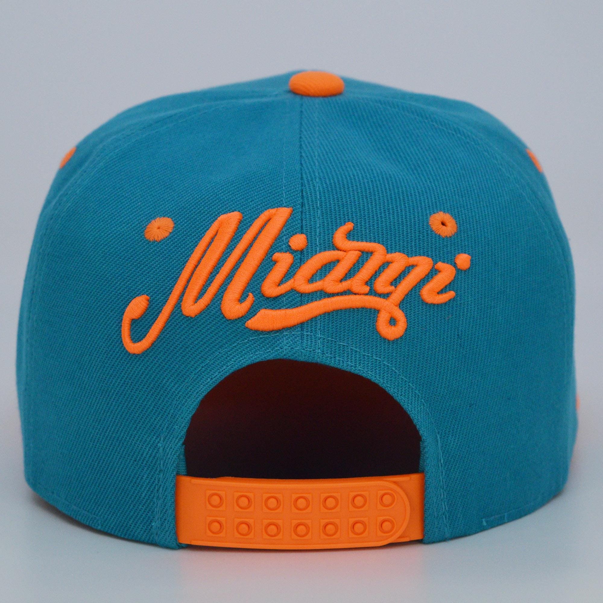 Miami New Leader Paint Brush M Helmet Embroidery Snapback Aqua