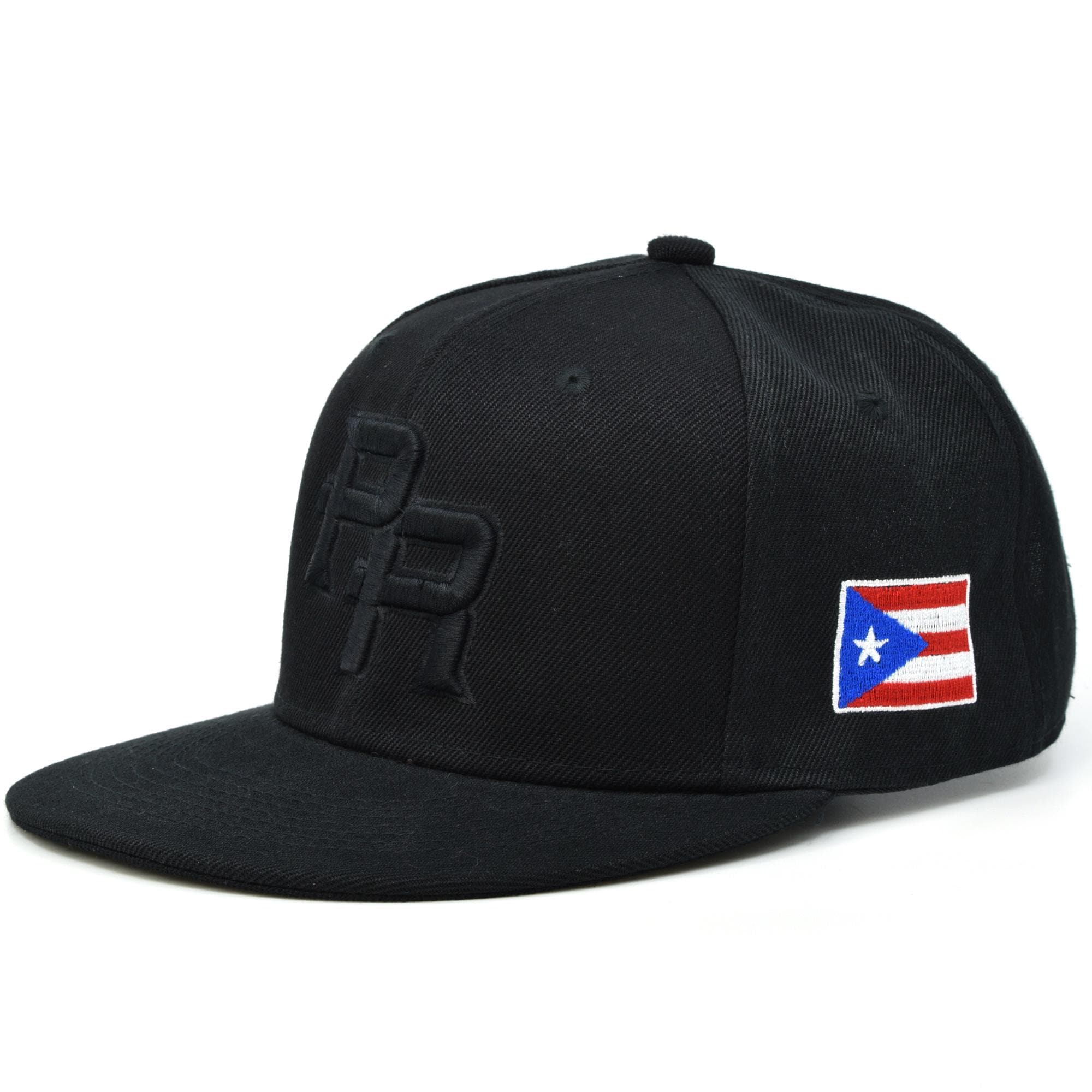 ??? NEW ERA PUERTO RICO 9FIFTY SNAPBACK HAT BLACK ??? Puerto Rico Black on Black 59FIFTY Fitted Hat – New Era Cap main image 2