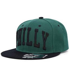 Boné Snapback Philadelphia New Arch com Bordado e Águia da Liberdade - Estilo Filadélfia