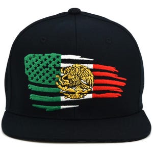 Mexican New HL Mexico Eagle Embroidery Snapback Hat Flag Adult Baseball Cap