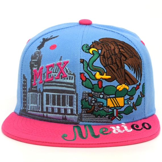 Casquette Snapback Réglable Mexique - Noir - Grizzly Lids - Homme/Femme - Neuf