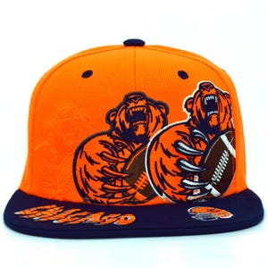 Boné Snapback Chicago City Triple Embroidery Football New Bear Grizzly Claw