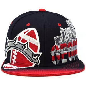 georgia NewLeader Rise Downlight Stadt Stickerei SnapBack Hundehalsband Hut Mütze