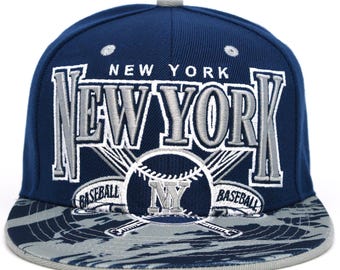 New York Paint Brush New Leader NY Hat Embroidery Snapback Baseball Cap