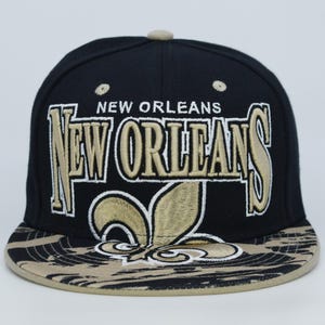 New Orleans New Paint Brush Leader NO Fleur De Lis Embroidery Snapback Hat Cap