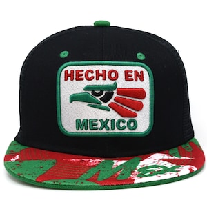 Mexico Mesh Snap Back Hat Retro Eagle Aguila 3D M Cap Mexico cap New