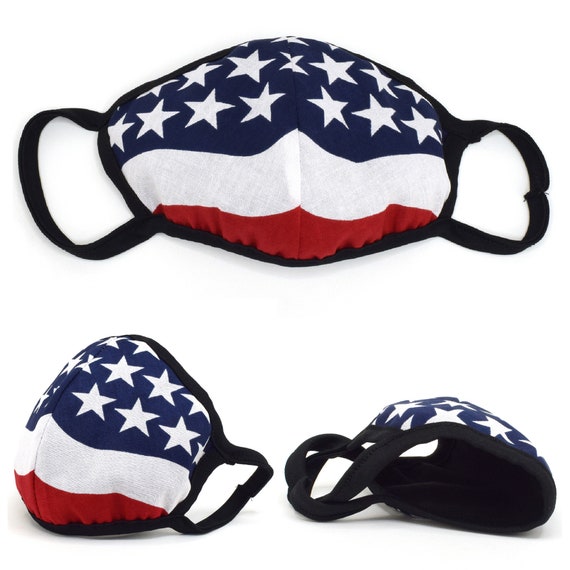 Fashion Cloth Face Mask Bandana USA Washable Reusable Protective Multi Purpose Made in USA