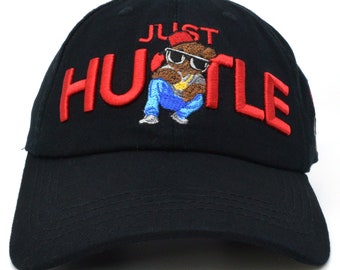 Just Hustle Bear Adjustable Dad Hat Cotton Baseball Cap USC New