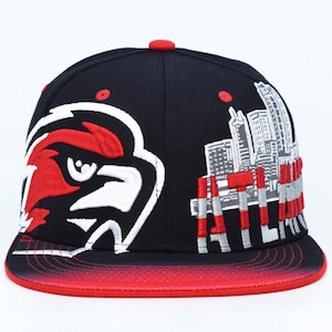 Atlanta New Leader Rise Downtown ATL Bird Falcon Head Snapback Hat Cap