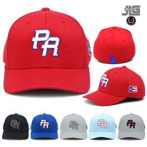 Puerto Rico Flexfit Hat PR Embroidery hat Style Baseball Cap NEW