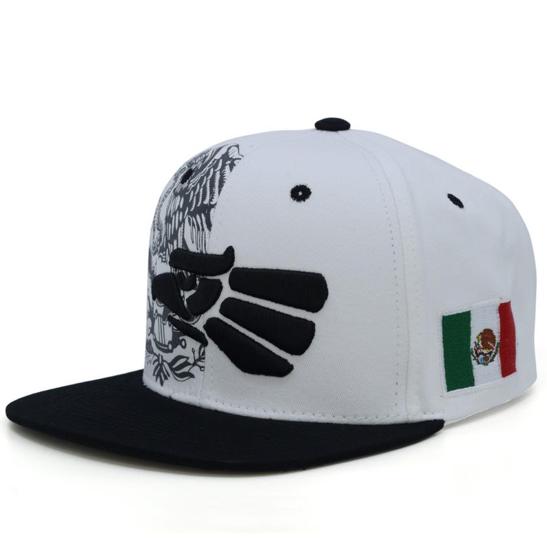 Gorra de béisbol para adultos con visera plana de algodón y bandera mexicana de Nuevo México imagen 15