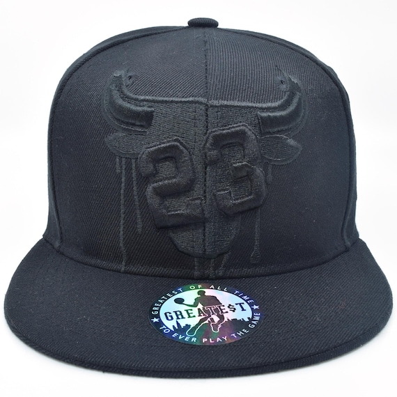 Chicago 23 Bull Head Drip Hat New Greatest Fly Adjustable Snapback