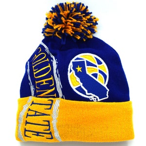 Golden State Hat Drip City Hurricane New Leader Basketball Skull Beanie Winter Hat