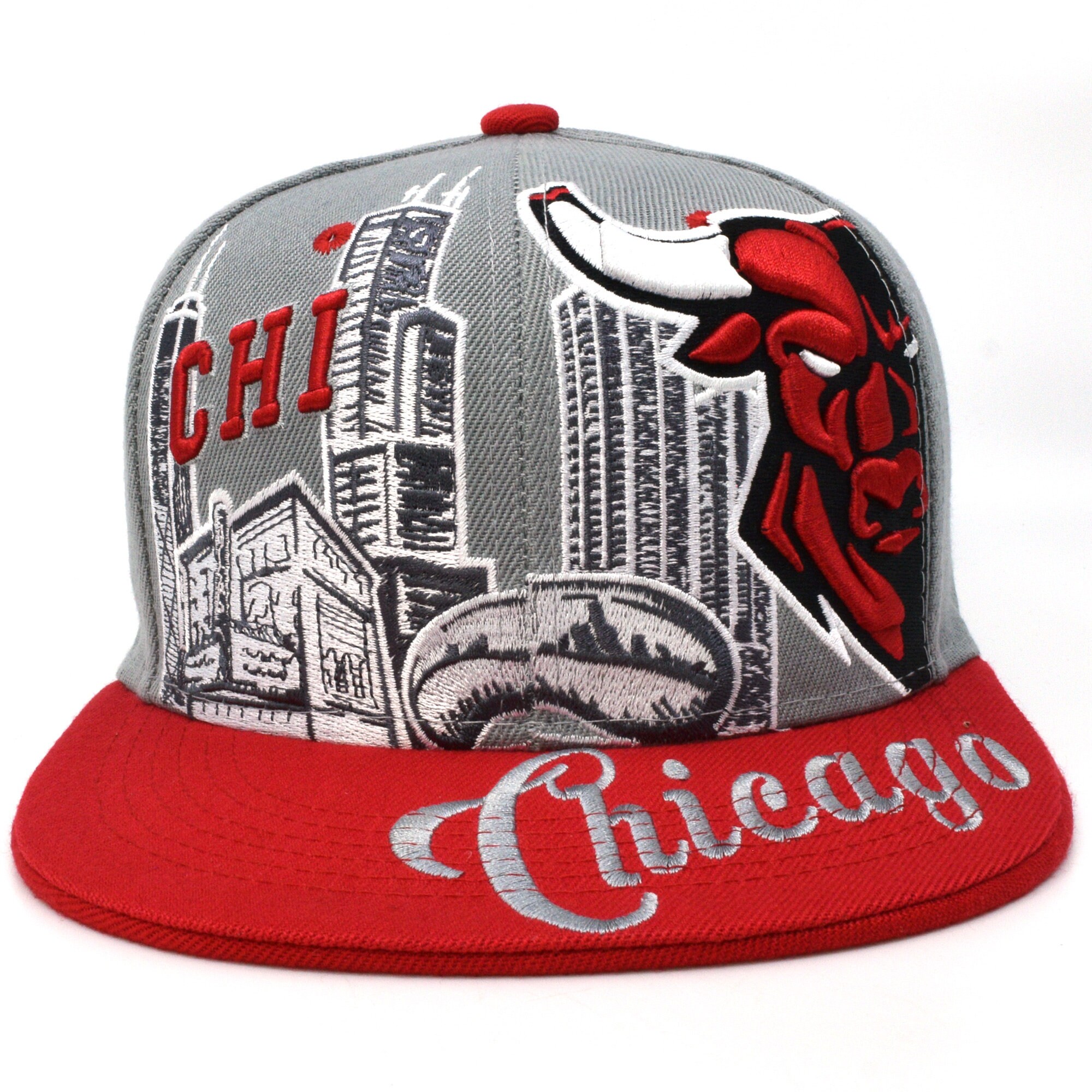 コリアグランドセール 2025 CHI Premium MJ Downtown Chicago Bull Snapback Adult Leader 帽子