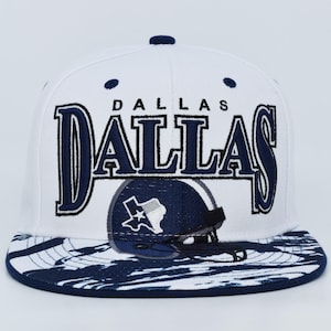 Dallas Baseball hat  Downtown Football DAL Helmet D Snapback Hat Cap