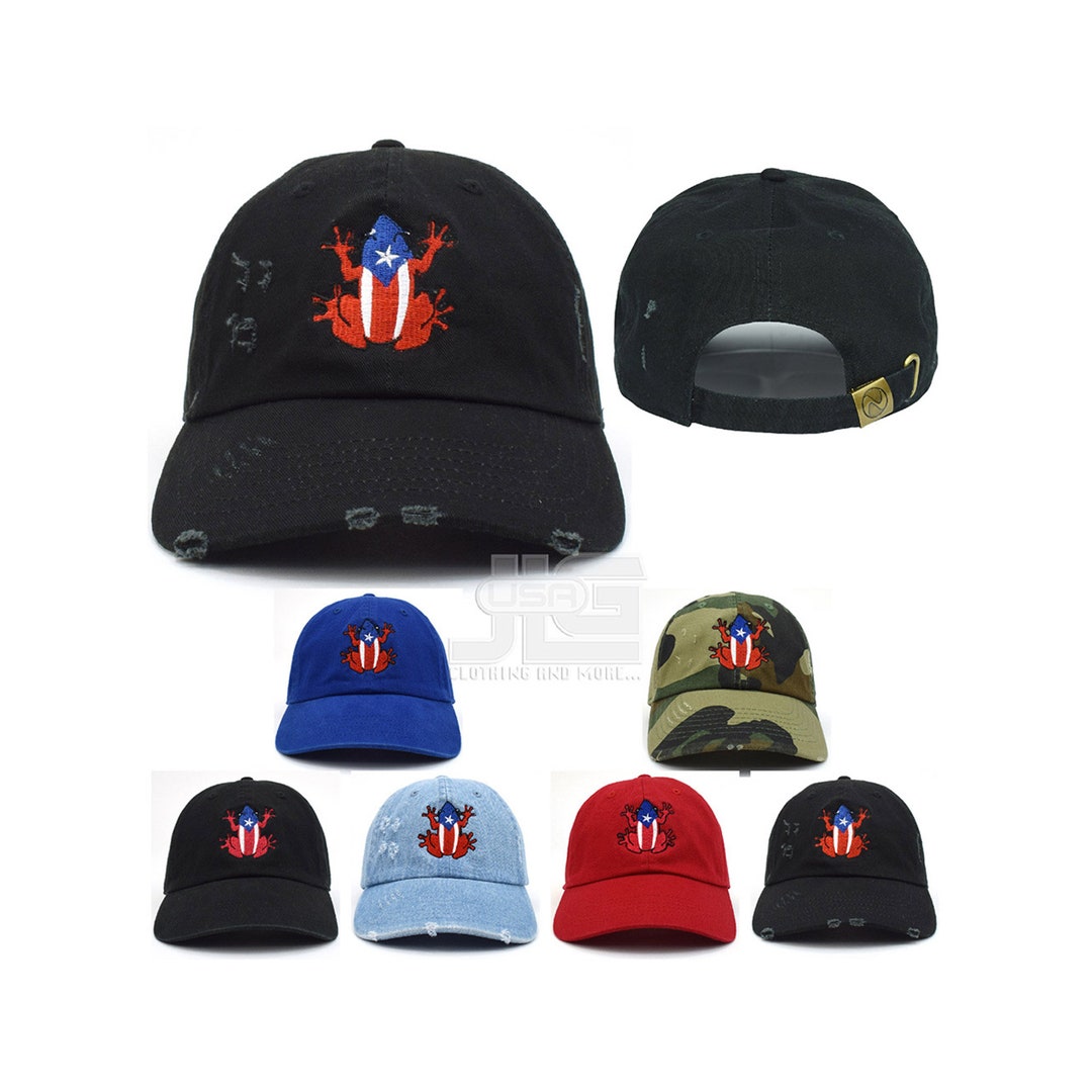 Coqui Taino Puerto Rican Flag Boricua " Cap By ByDarling