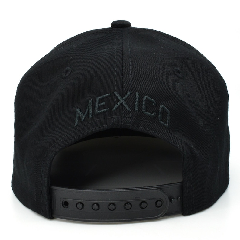Gorra de béisbol para adultos con visera plana de algodón y bandera mexicana de Nuevo México imagen 4