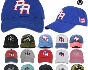 PUERTO RICO 3D PR Embroidery Dad Hat Cotton Style Baseball Cap