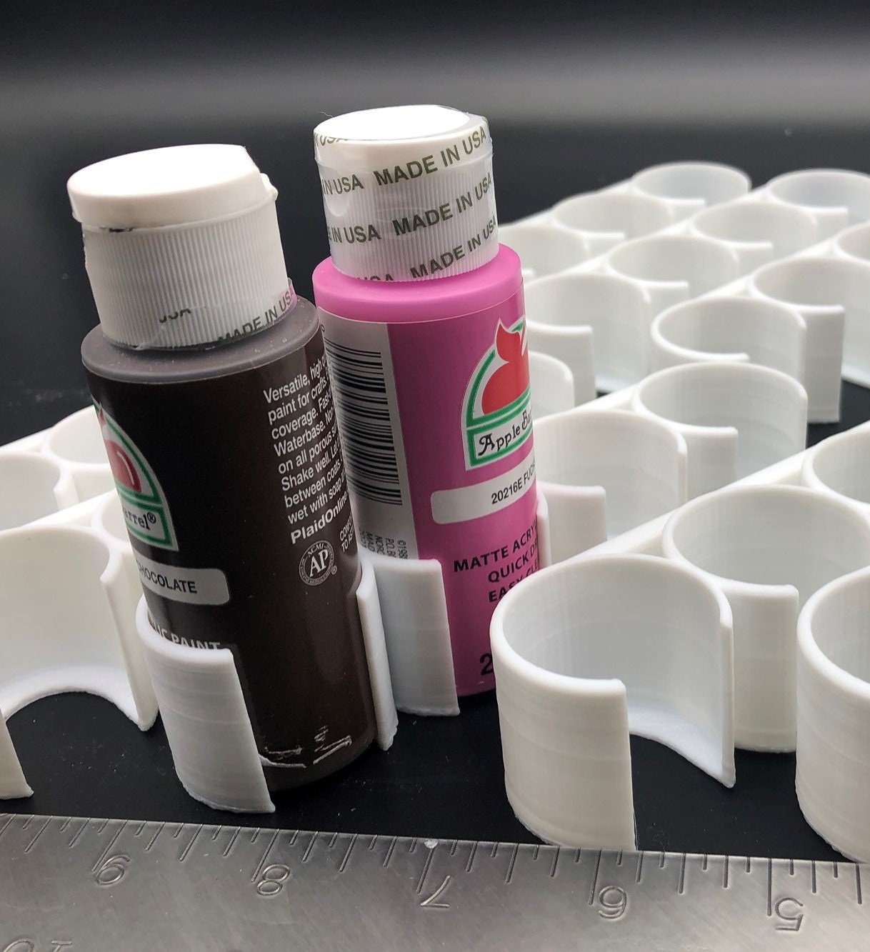 2oz Paint bottle holders set of 8 to hold 32 bottles Etsy