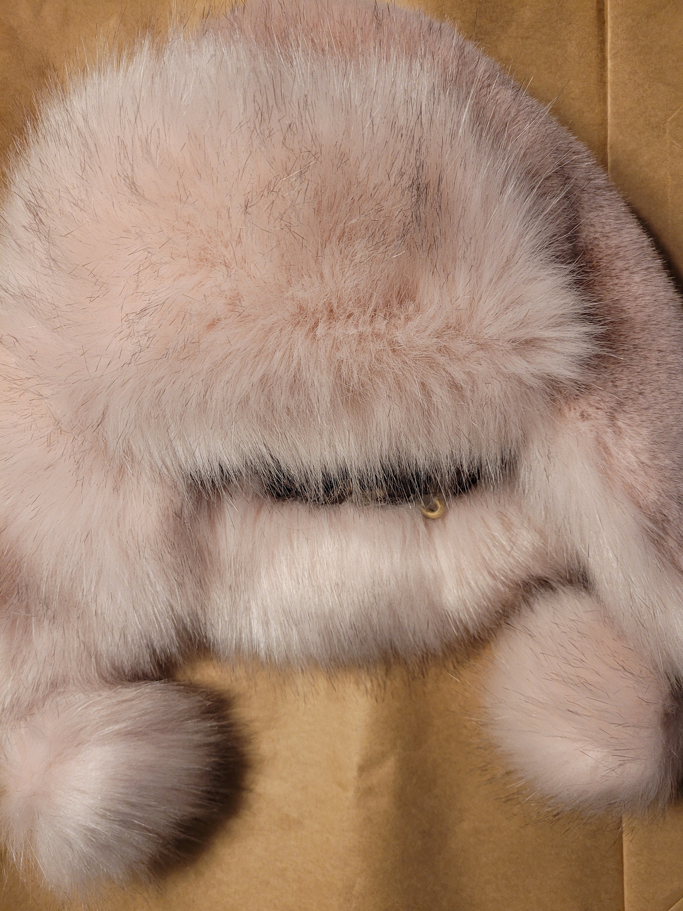 PCCVISION opium fur cap（pink） Womens Faux Fur Hats | Pink Fur Hat | Women's Trapper Hat