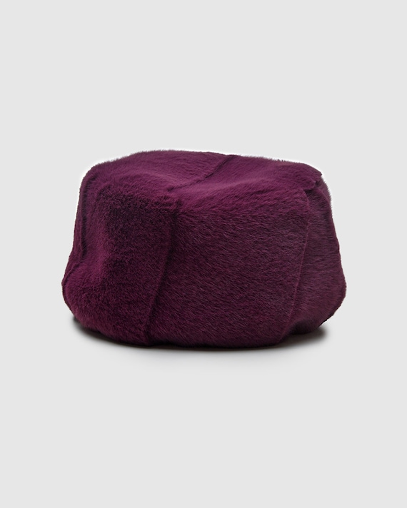 Purple Faux Fur Hat | Womens Faux Fur Hat | Women display picture 1