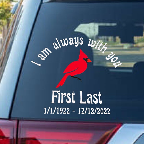 Cardinal Decal - Etsy