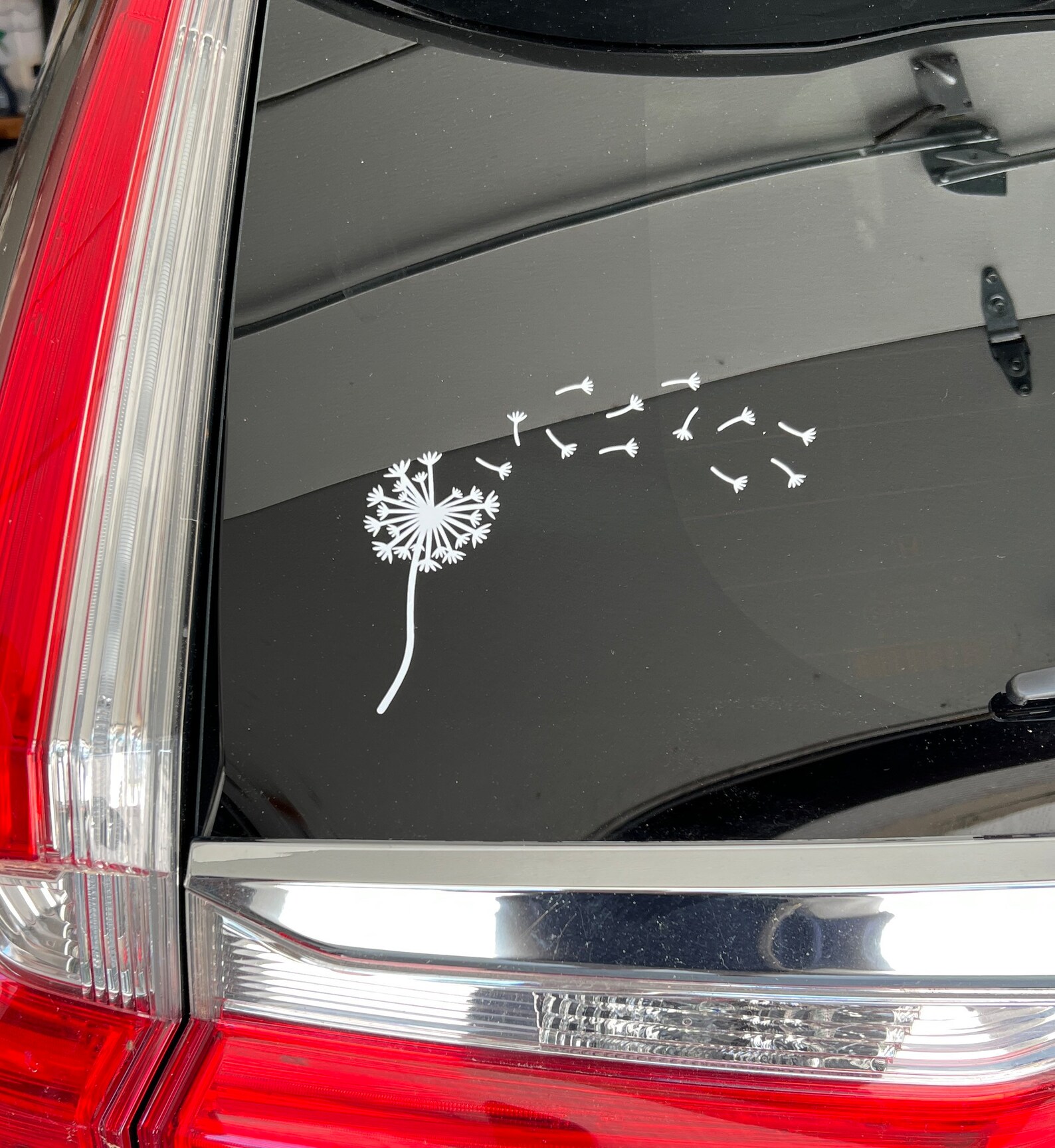 Dandelion Decal Wishing Flower Decal for Car Dandelion Etsy