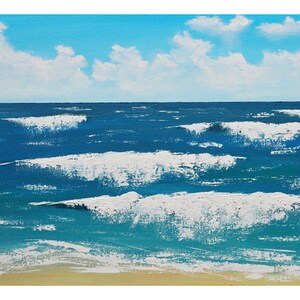 Impressão artística giclée Ocean Nr.2 A4