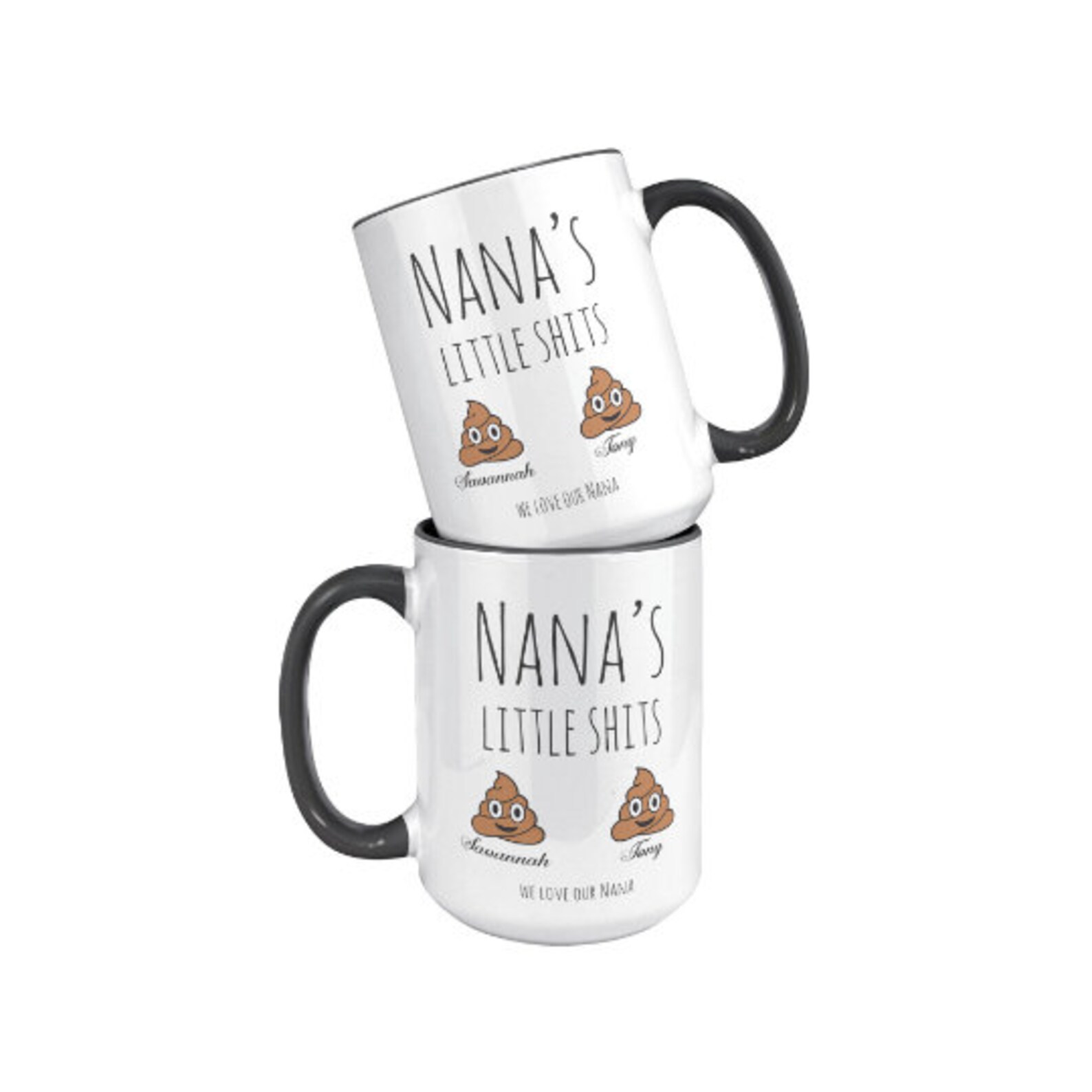 Nana Gift Personalized Nana's Little Shits Nana Funny Etsy